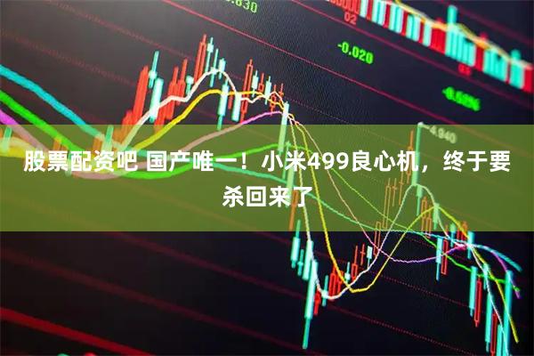 股票配资吧 国产唯一！小米499良心机，终于要杀回来了